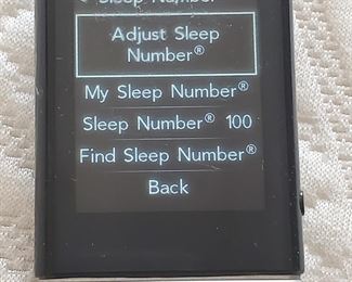 Customize your sleep number