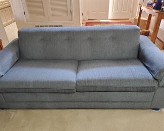 Blue couch 74 inches