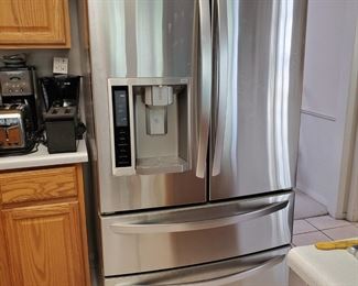 LG stainless fridge
36x69