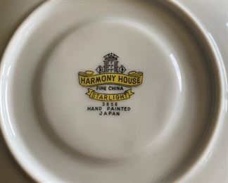 Harmony House Starlight China Detail