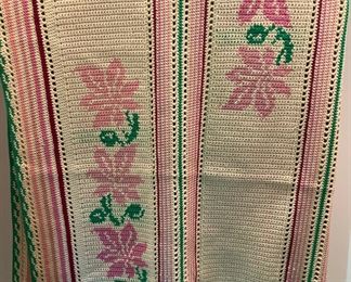 Amazing 70-year old Hand Made Norwegian Afghan