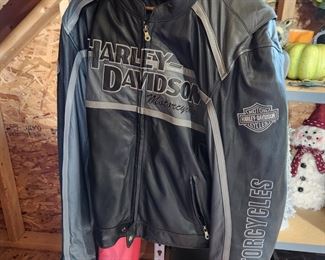 Harley Davidson leather riding jacket