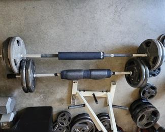 Free Weights, Bars and Free Weights Rack