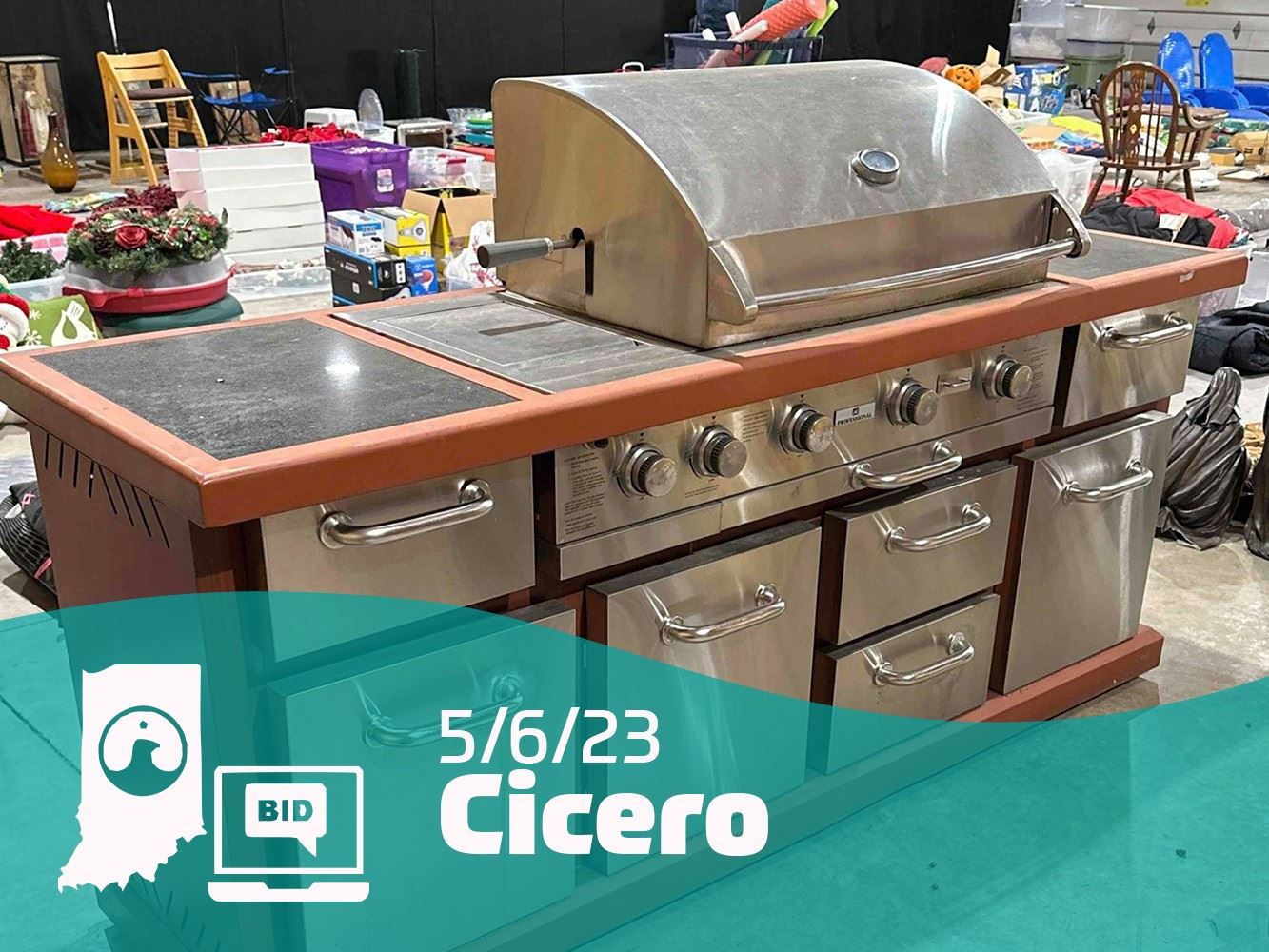 Eclectic Auction Alert Cicero, Indiana Online... starts on 4/28/2023