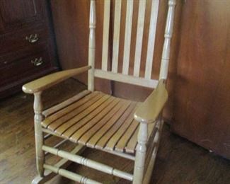 Wood Slat Rocker