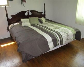 Queen Size Headboard & Mattress Set