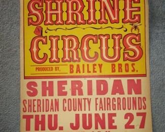 Shrine Circus Event Poster