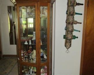 Oak Curio Cabinet