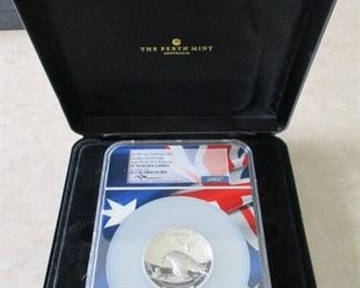 2018 P  (5 oz  .9999 Silver Wedge-Tail Eagle Coin )