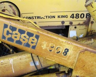 Case 480 B Construction King  Backhoe