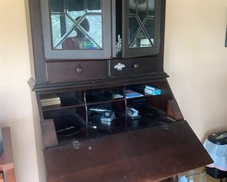 Secretary compartments shown