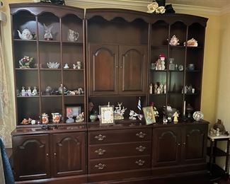 Display cabinet. It comes in three pieces so may be sold as a unit or separately.