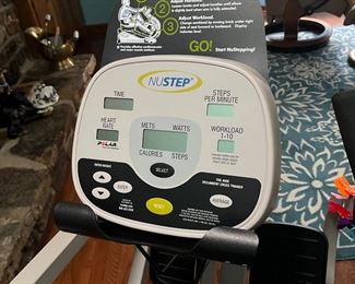 Control panel of exercise bike