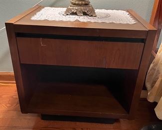 mid century nightstand