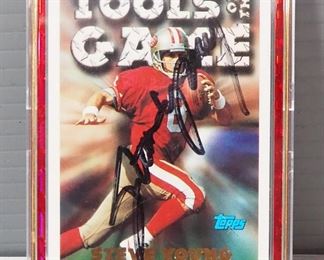 Steve Young (HOF) San Francisco 49ers Autographed Card