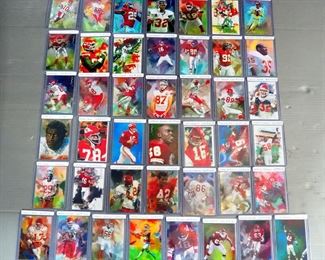 Edward Vela Kansas City Chiefs Cards, Years Include 2015-2021, Total Qty 43, Players Includes Tony Gonzalez, Len Dawson, Jan Stenerud, And More