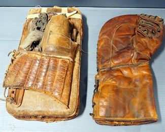 Koho Goalie Blocker And Leather Goalie Glove