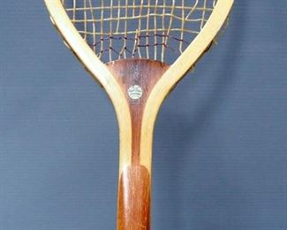 Wright & Ditson The Hub Antique Tennis Racket