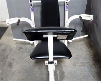 Competitor 343 Weight Bench With Fly Bars, Leg Press, Preacher Stand And Adjustable Incline