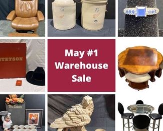May 1 Warehouse Sale