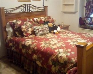 This set includes the headboard/footboard.   Matching night stand and chest (all sold separately)  