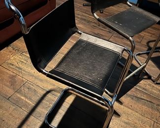 mid century modern original Mart Stam bar stools