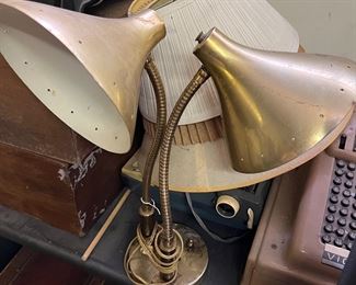 vintage brass lamp