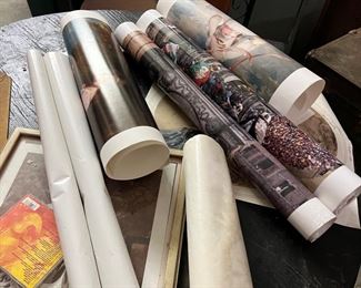 lots of vintage posters