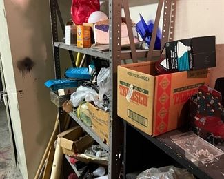 Tools and shelves