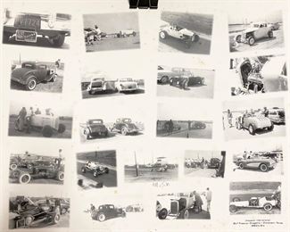 Photos of old car meets. "1950's" Houston Drag Strip.