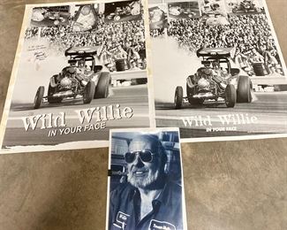 "Wild Willie" autographed photos.
