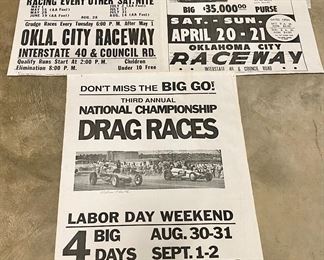 Drag Races posters! "1970's"