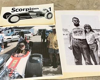 Photos of Scorpion 1 race car driver.