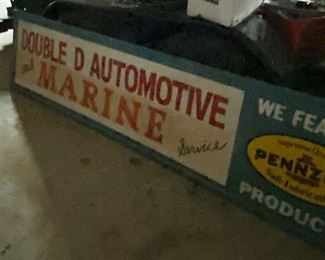 Pennzoil Metal Sign for Automotive & Marine