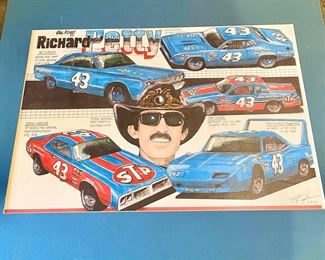 Richard Petty autographed poster.