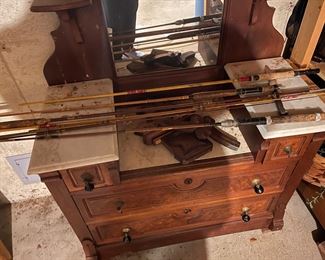 Bamboo fishing poles