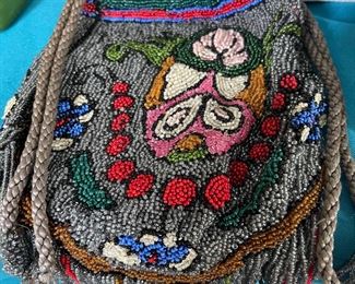 Beaded purse