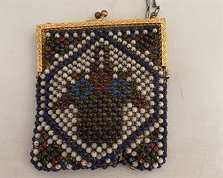 Beaded purse