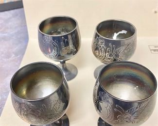 Silver Plated Cups