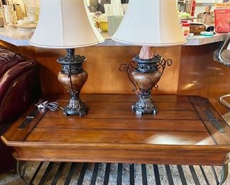 Wood & Iron Coffee Table