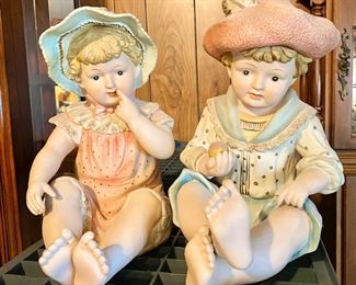 Andrea Sadek Large Bisque Piano Babies