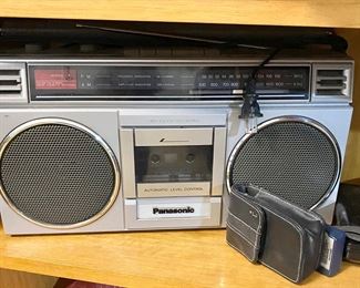Panasonic Vintage Tape Recorder Cassette Player Radio