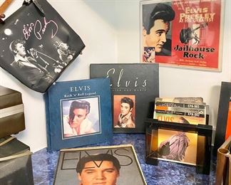 Elvis books & records