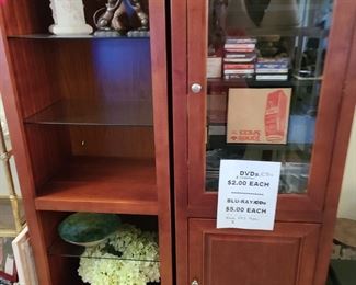 Entertainment towers (audio & collectibles); $350 each or $600/pair.