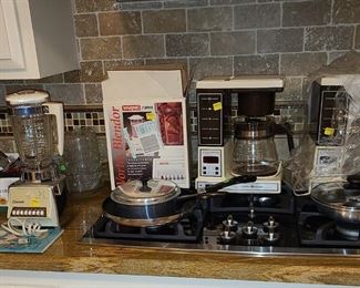 2 blenders; 2 coffee makers ($10-$15 each).
