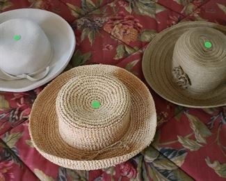 Ladies sun hats; $5 each.