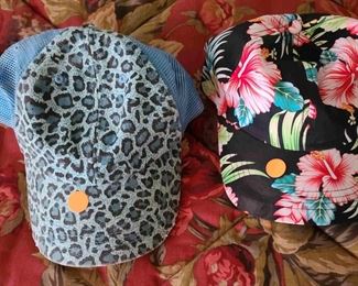 Colorful caps; $3 each