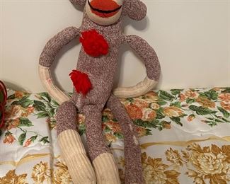 vintage sock monkey