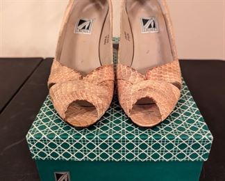 J Renee snakeskin heels