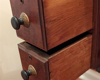 Vintage Domestic sewing table with machine